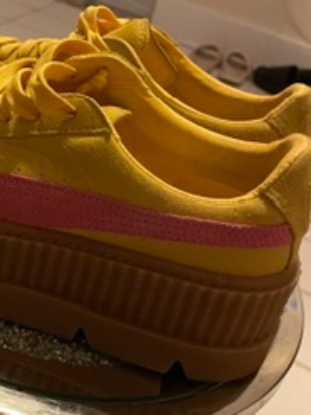 Rihanna’s FENTYXPUMA Creeper Platforms in premium suede (8.5) - Picture 4 of 15